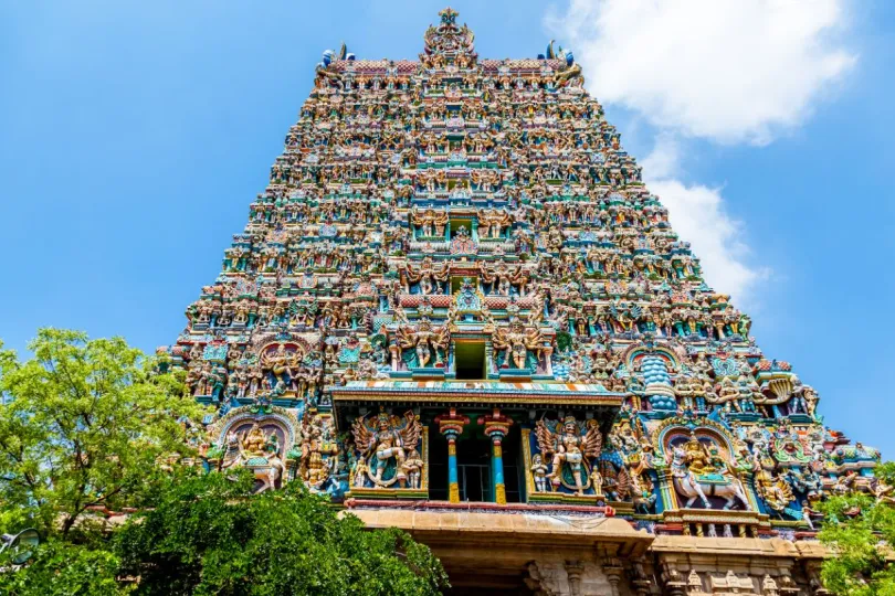 India Madurai tempel