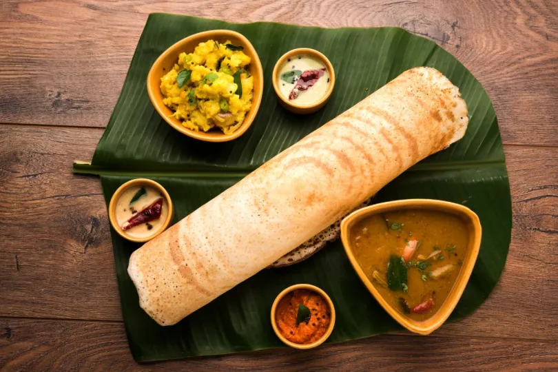 India Masala dosa