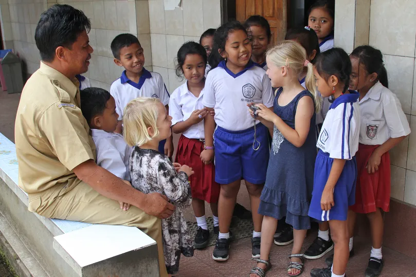 Indonesië Java kinderen op school