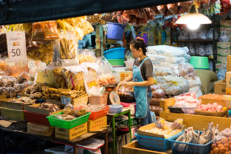 Thailand marktentour