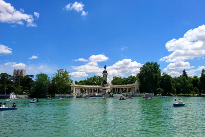 Madrid el Retiro park