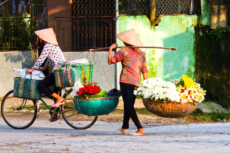 Vietnam Cambodja reis het lokale leven Hanoi
