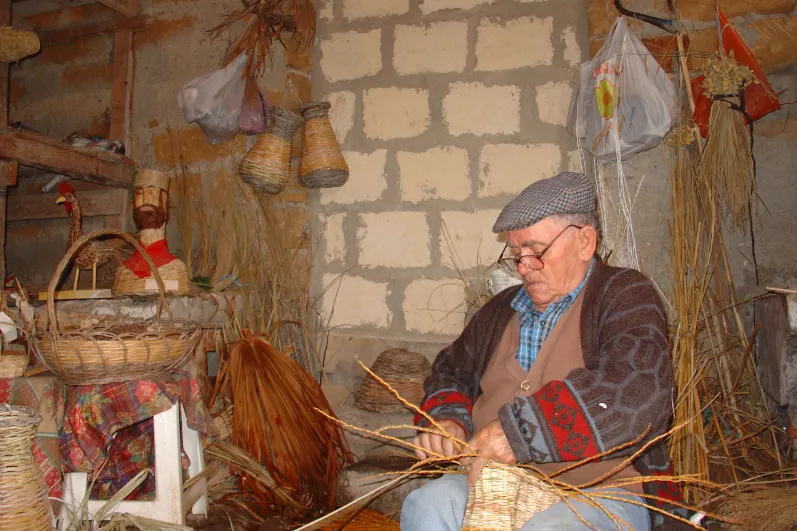 Sicilië Agrigento lokale man