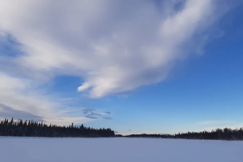 Winterreis Lapland Zweden landschap