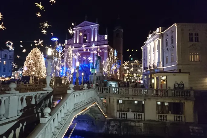 Kerst in Ljubljana