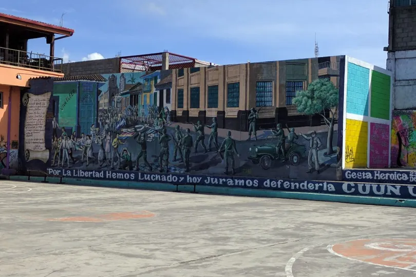 Reisverslag Nicaragua graffiti Leon