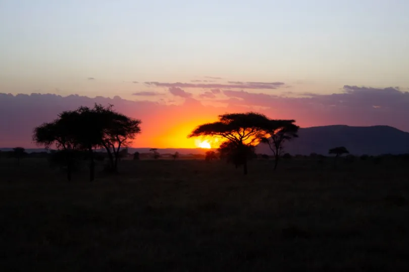 Vakantie naar Tanzania tijdens Corona zonsondergang