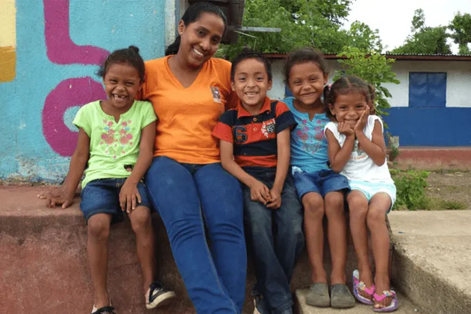 Nicaragua hotel Con Corazon kinderen