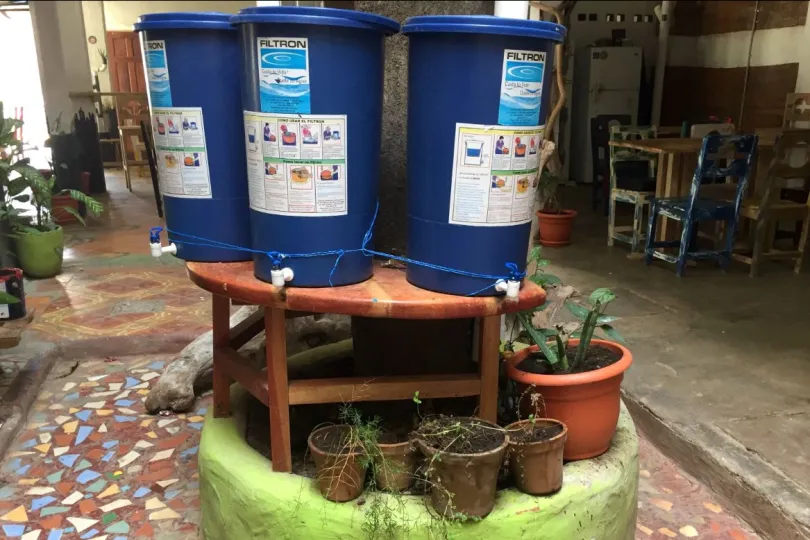 Plasticvrij reizen Nicaragua waterfilter