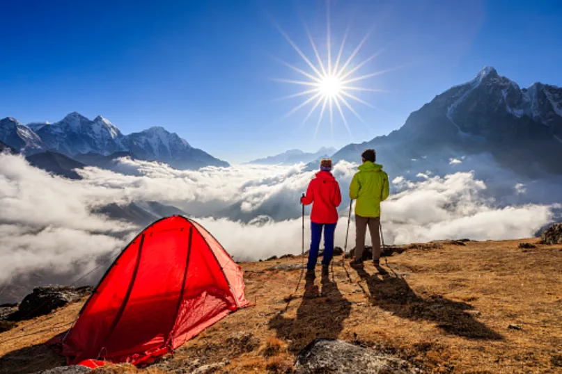 Nepal kampeerplaats