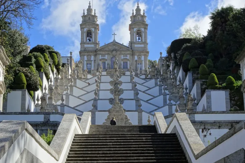 Bom Jesus do Monte in Braga Portugal
