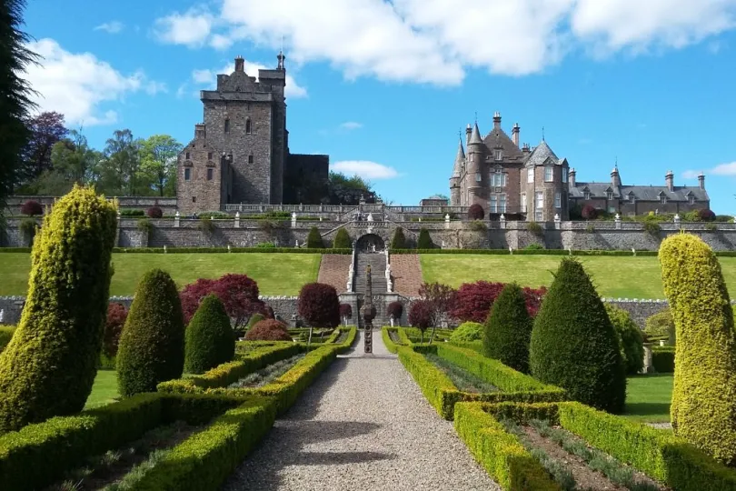 Drummond Castle & Gardens, Schotland