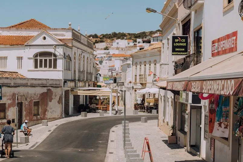 straat in Portugal