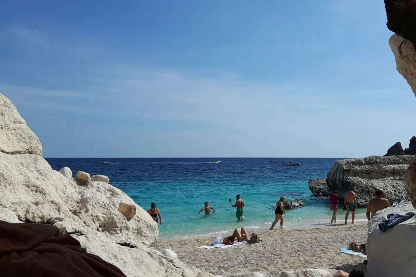 strand op Sardinië