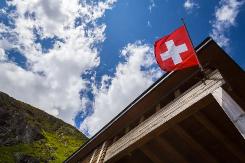 Zwitserland rondreis vlag