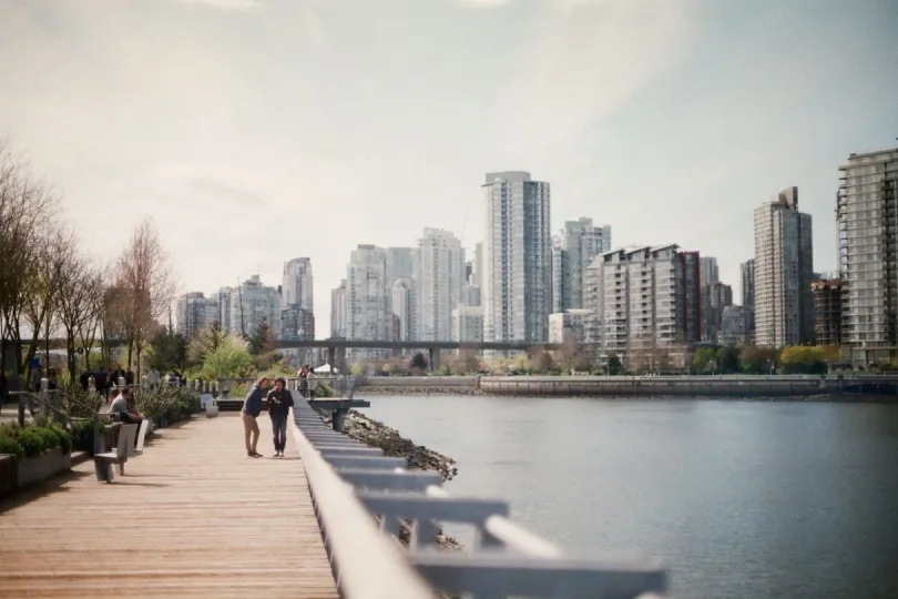 Vancouver zicht op stad
