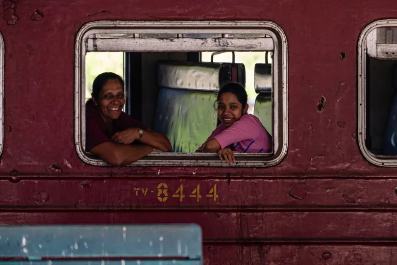trein in Kandy, Sri Lanka