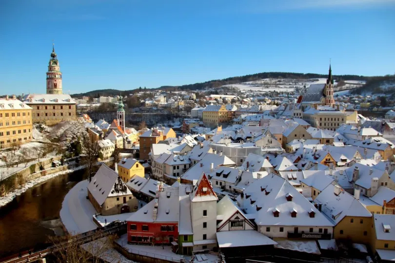 Tsjechië Bestemmingsinfo Cesky Crumlov Winter