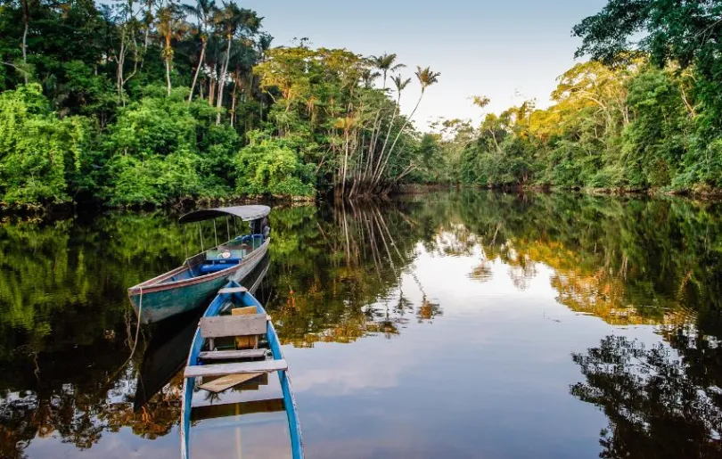 Kanutour bei der Ecuador Rundreise