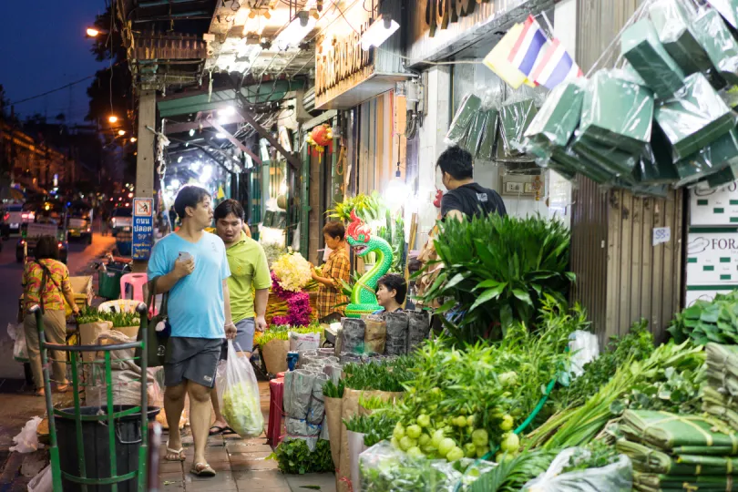 Markt Bangkok Thailand