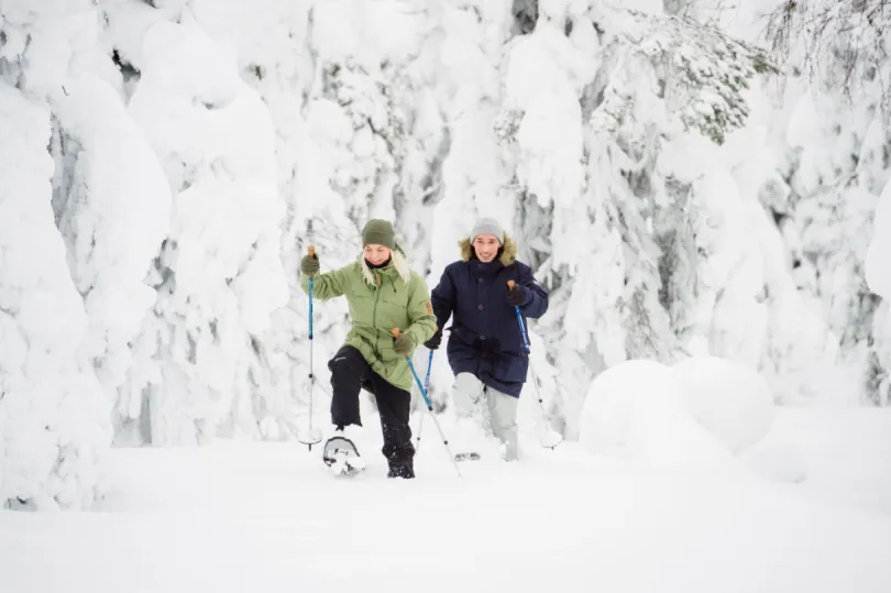 Fins Lapland Sneeuwschoenwandelen