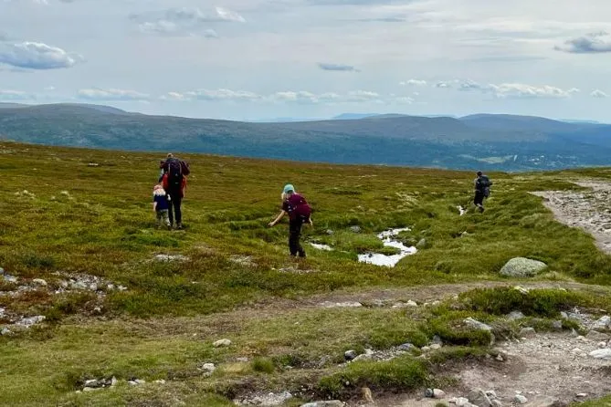 Zweden wandelaars Abisko
