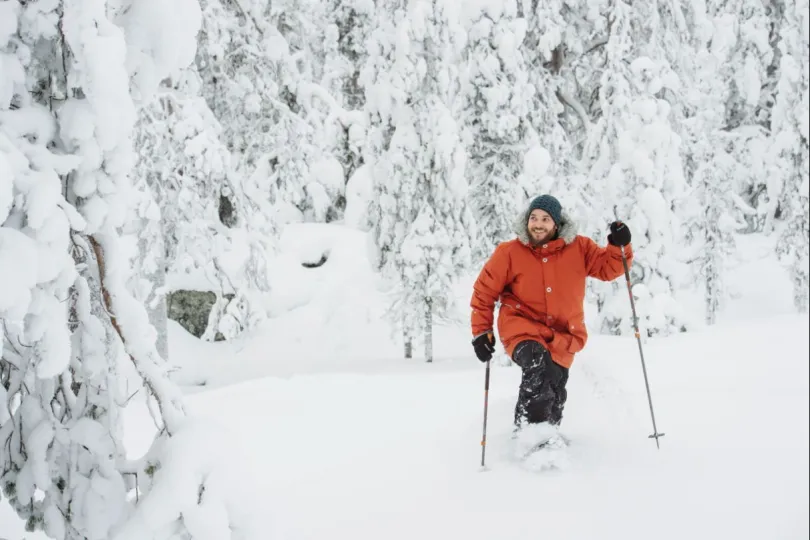 Finland Lapland Sneeuwschoenwandelen