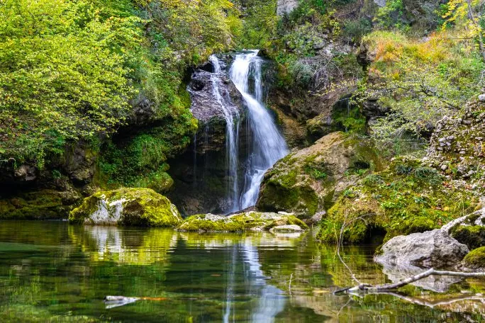 Slovenie Julische alpen waterval