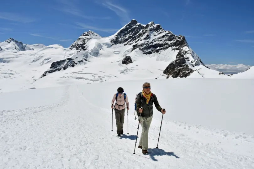 Reiservaringen Zwitserland wandelen sneeuw