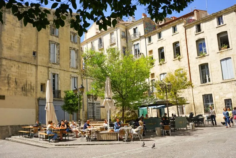 Frankrijk occitanie montpellier plein