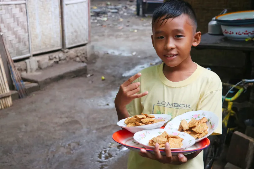 Vegetarisch eten Indonesië
