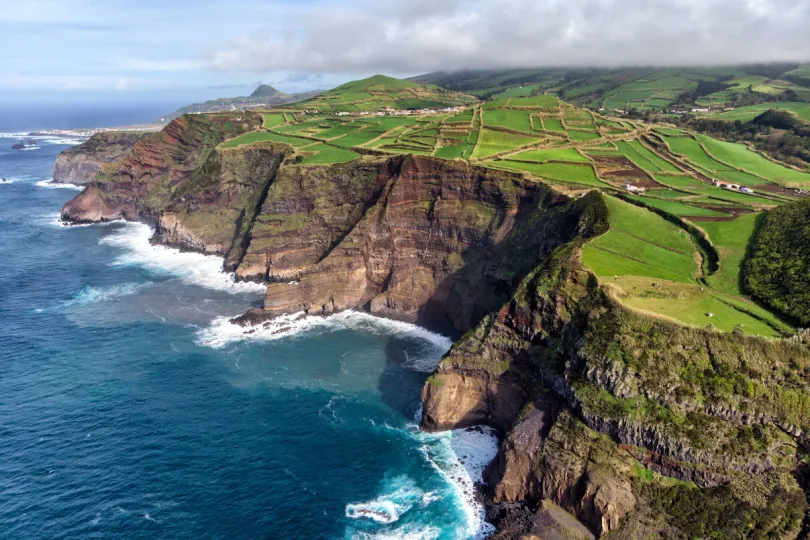 Uitzicht op de Azoren