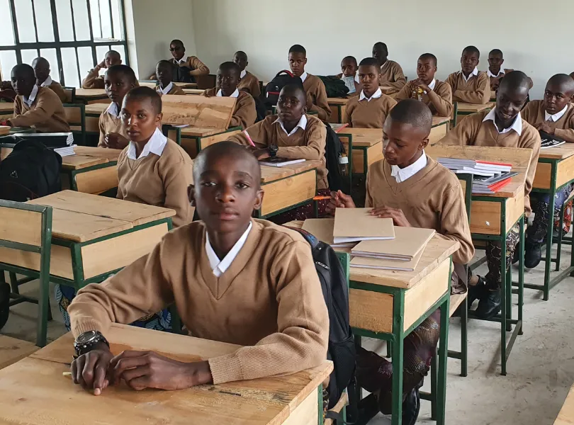 Schoolkinderen Tanzania