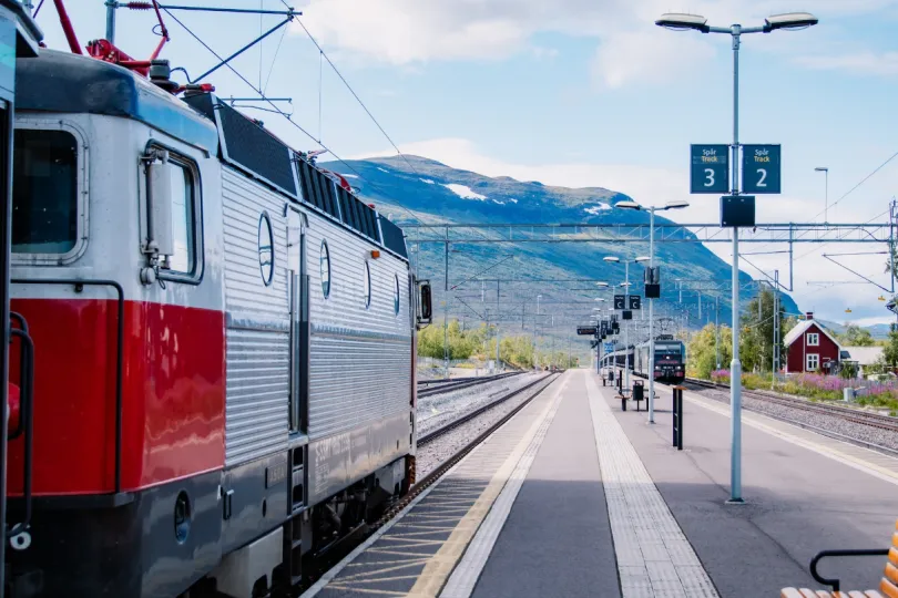 Treinstation Zweden Lapland