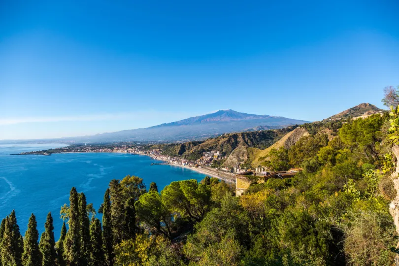De kust van Taormina