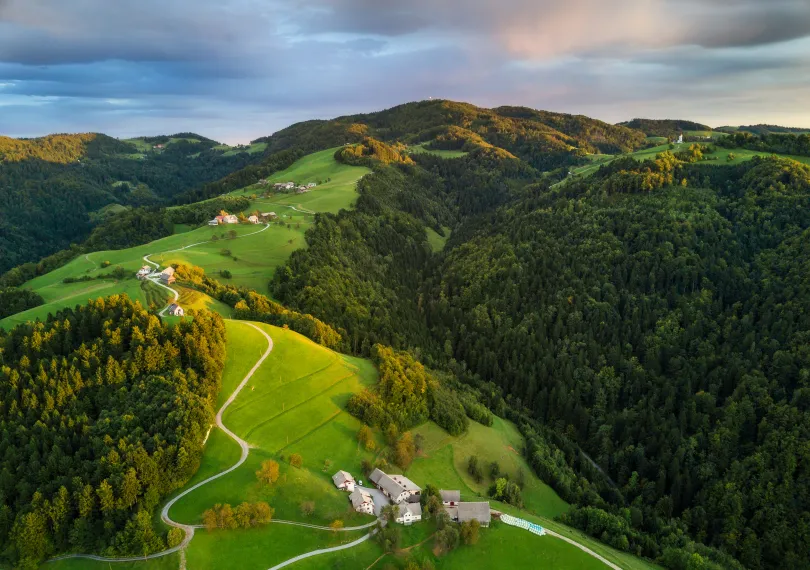 Slovenië groene bergen