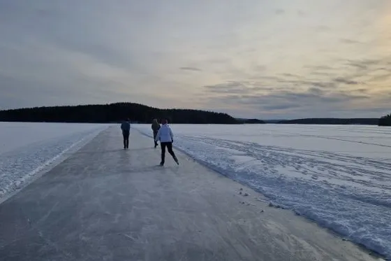 Schaatsen Baltische Zee Zweden