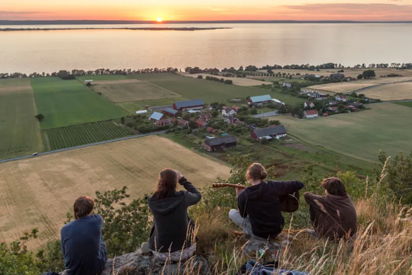 Zuid-Zweden Gränna uitzicht