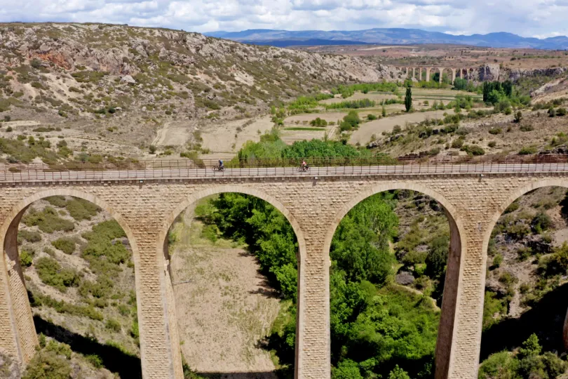 Spanje Valencia Albentosa viaduct