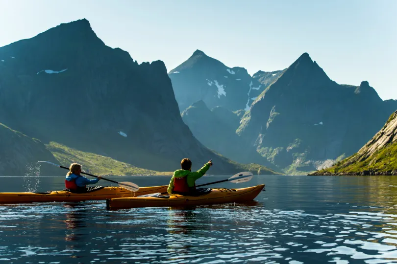 Noorwegen fjorden kajak