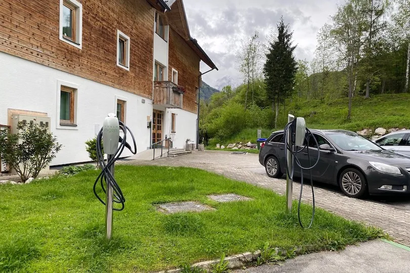 met de elektrische auto naar Slovenië