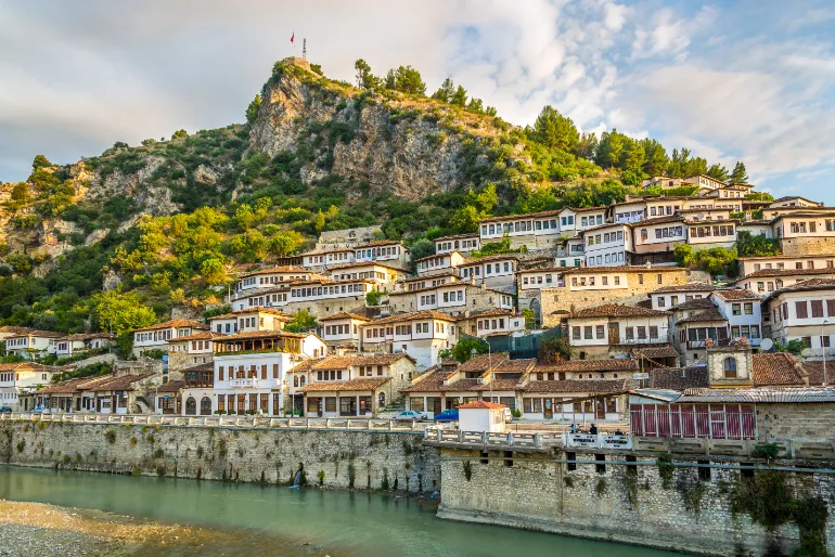Albanië-Berat-dorp