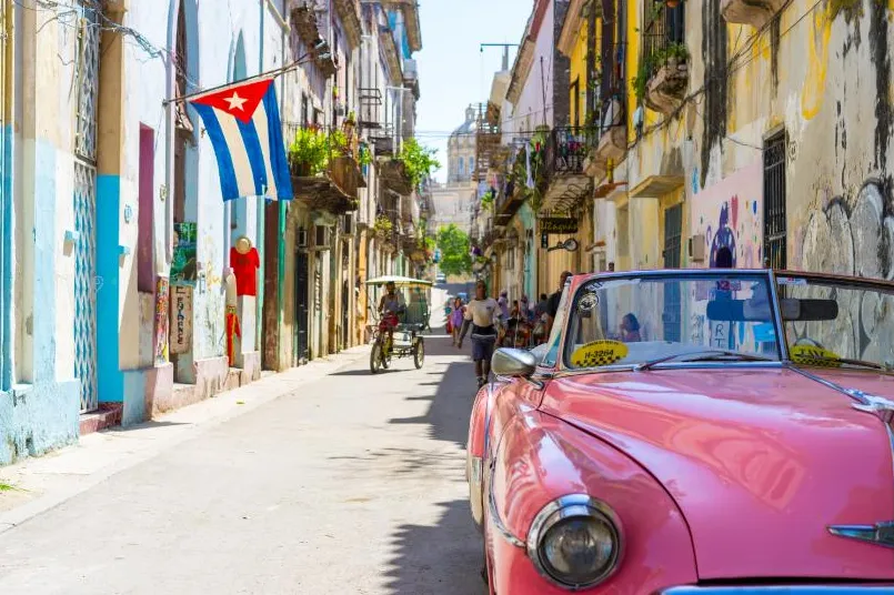 Cuba vlag in Havana