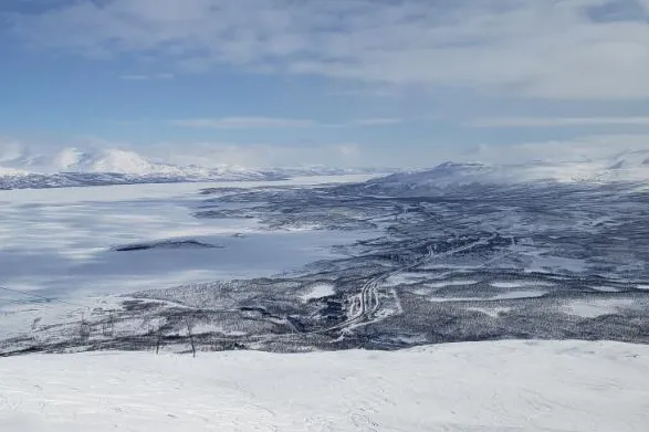 Zweeds Lapland Abisko sneeuw