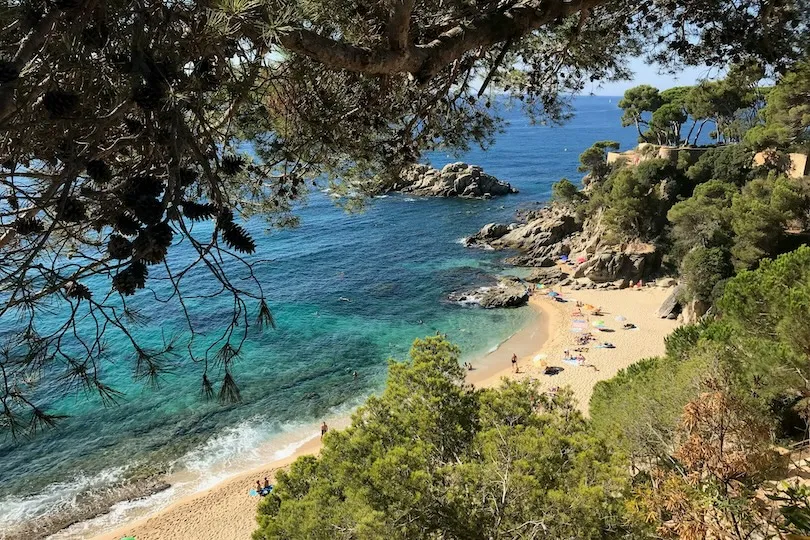 Girona strand Spanje