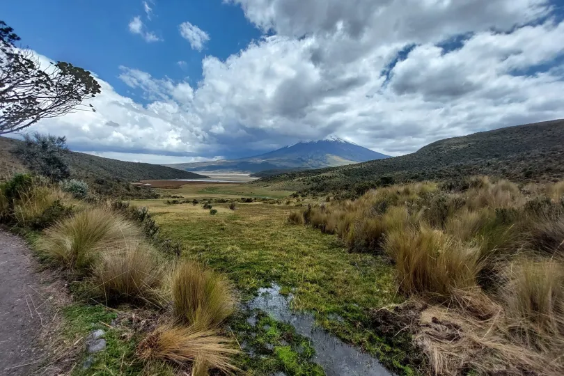 Prachtige vallei in Ecuador