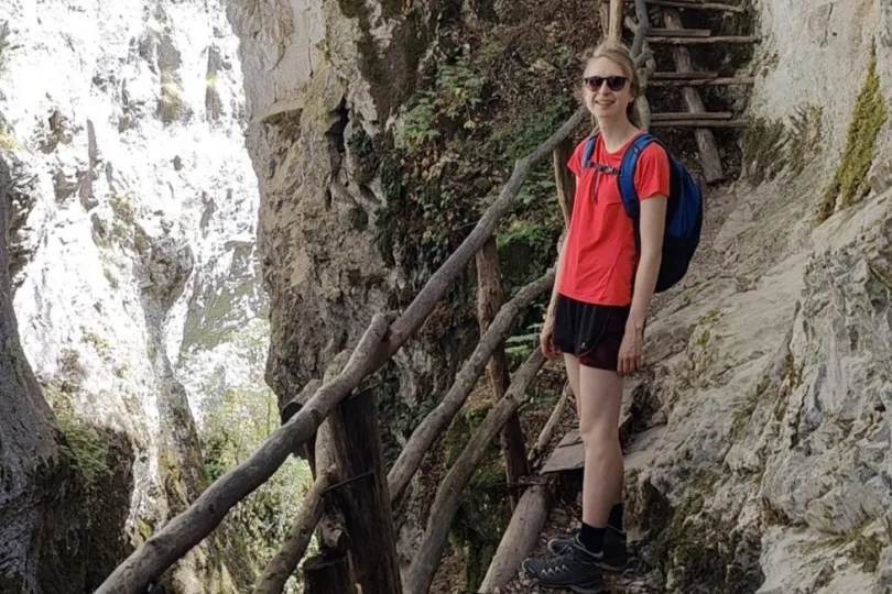 Esmée in kloof Bulgarije