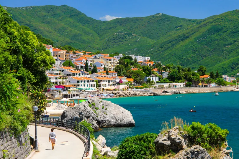 Uitzicht op Herceg-Novi