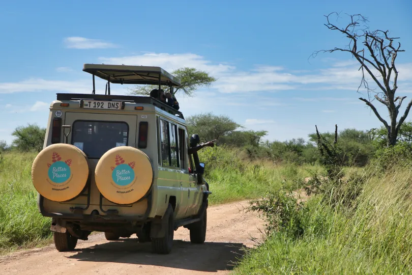 Safari auto in Tanzania