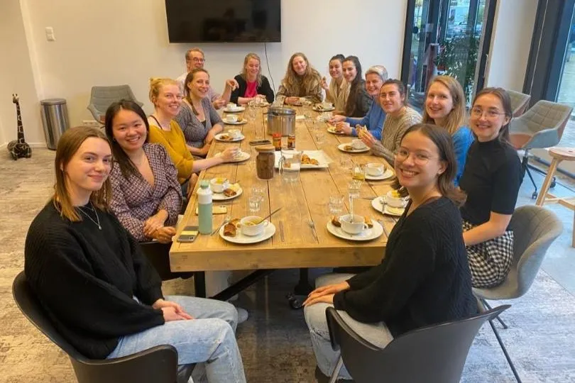 Teamlunch comfort food